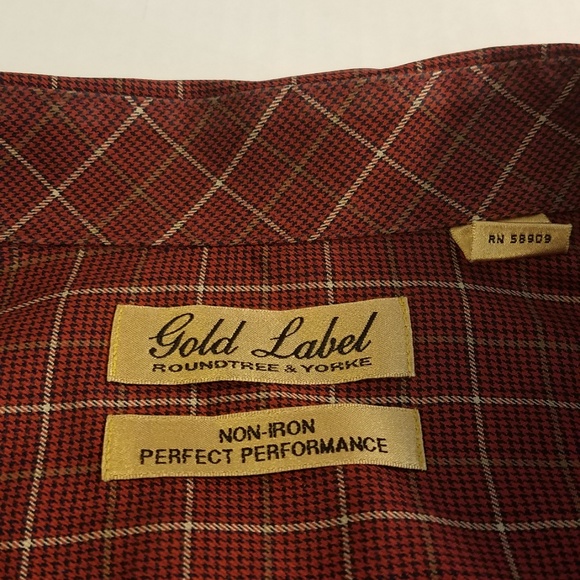 Roundtree & York Gold Label Shirt (2XB) A3 - Picture 2 of 4